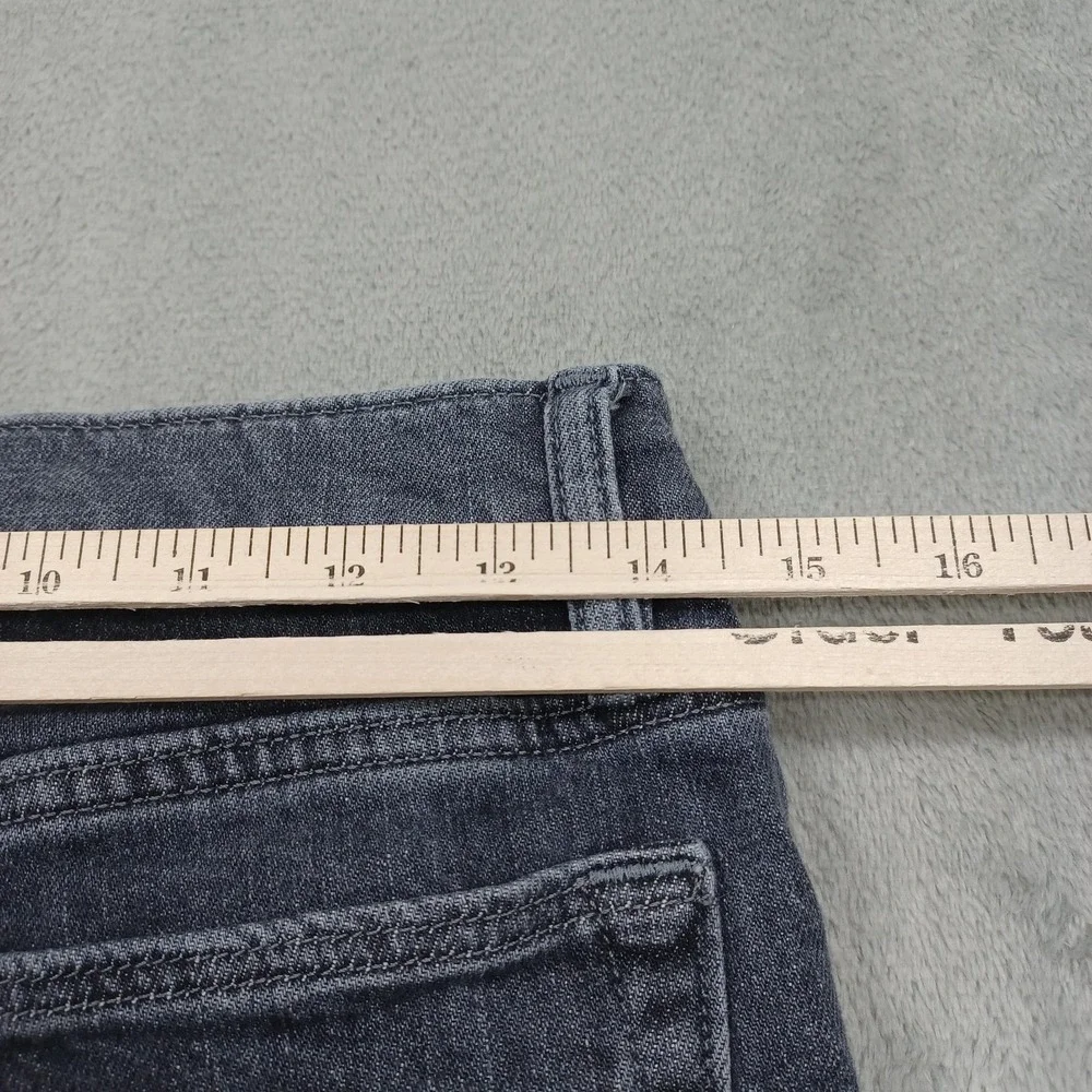 Banana Republic Jeans Men 29x32 Black Denim Slim Fit Pockets Preppy‎